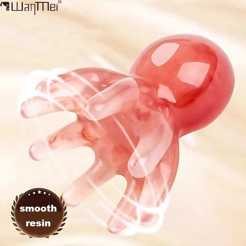 Hair Care Korean - Octopus Massage Comb 8/14 Tooth Resin