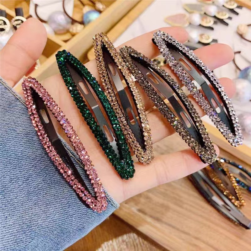 Bobby Pin Bulk - Rhinestone Hair Clips Set Sparkly Crystal
