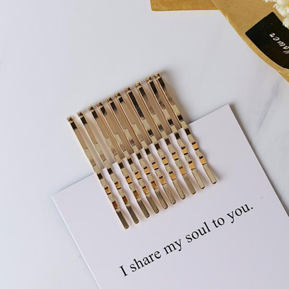 10pcs Hair Clips Hairpins Gold - Bobby Pin Bulk recension och pris
