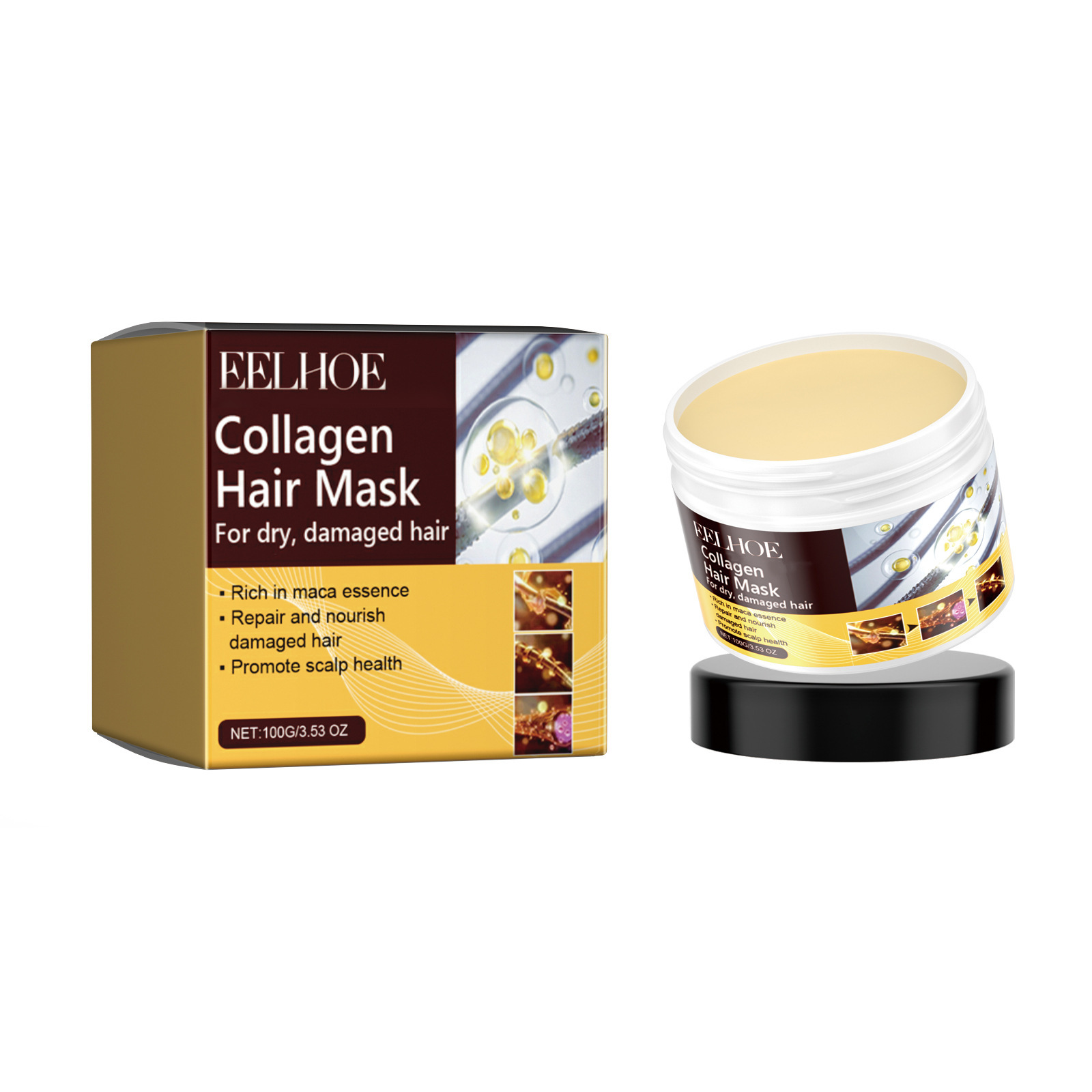 EELHOE Collagen Hair Mask Anti - Hair Care Collagen recension och pris