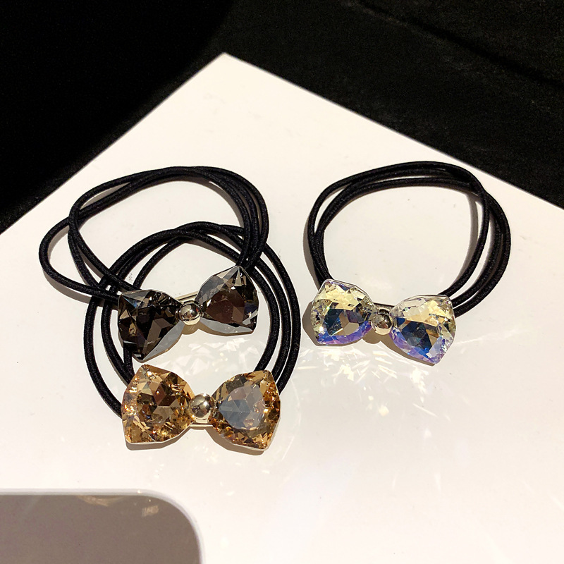Rhinestone Bow Hair Ropes Set  - Hair Care Gift Set recension och pris