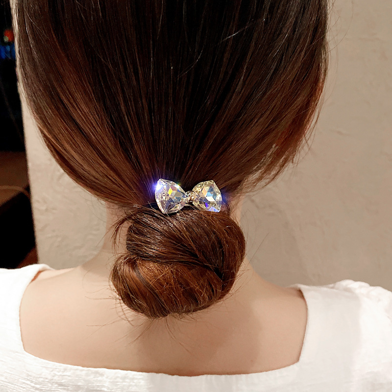 Rhinestone Bow Hair Ropes Set  - Hair Care Gift Set recension och pris