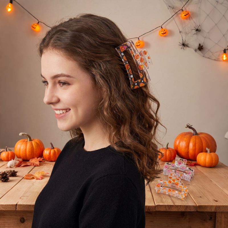 4pcs/set Halloween Hair Claw C - Hair Care Gift Set recension och pris