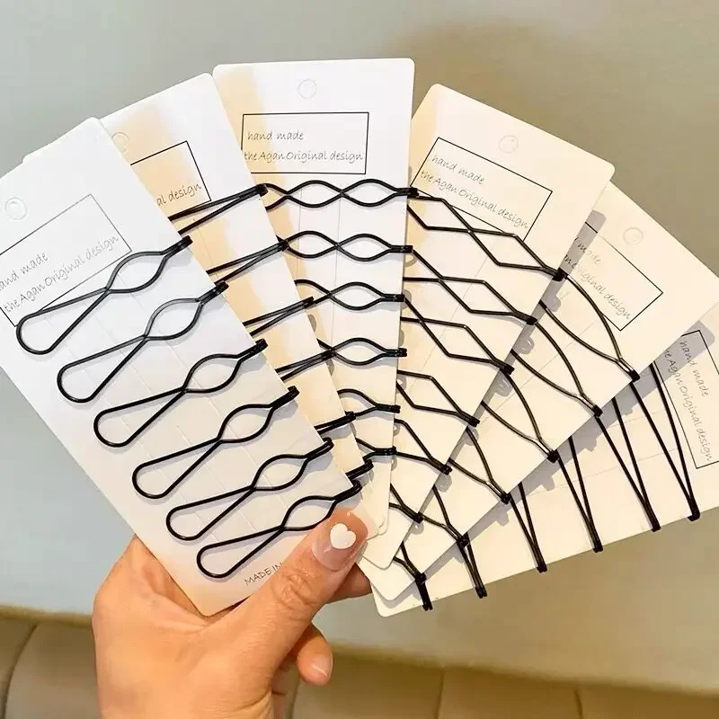 3/24pcs Black Simple Bobby Hai - Bobby Pin Bulk recension och pris