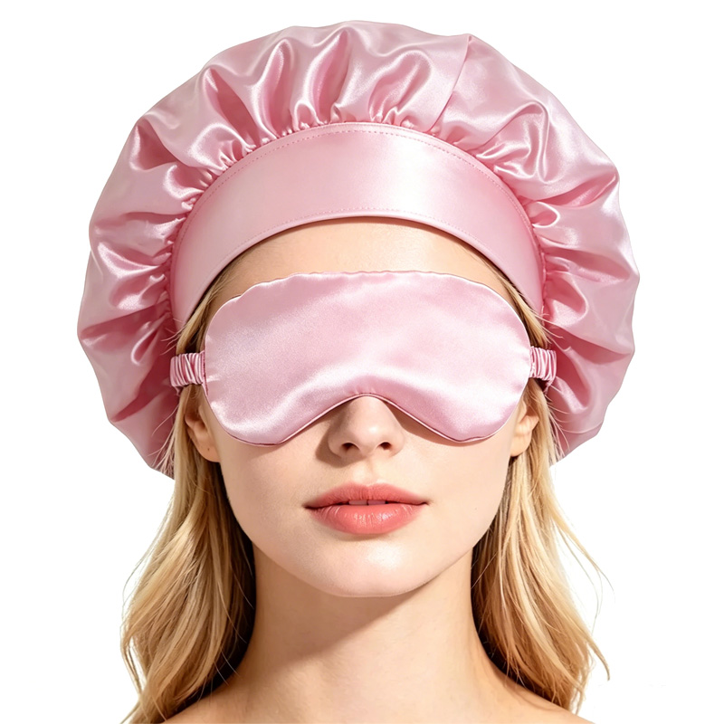  Satin Bonnet Sleep Eye Mask  - Hair Care Gift Set recension och pris