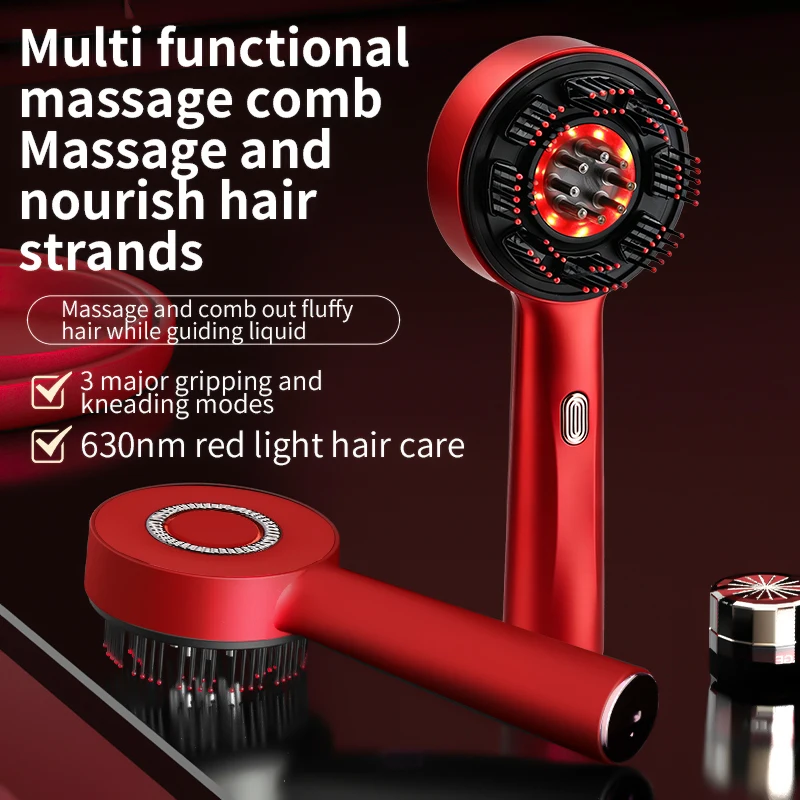 Electric Massage Comb Portable - Hair Care Essential Oil recension och pris