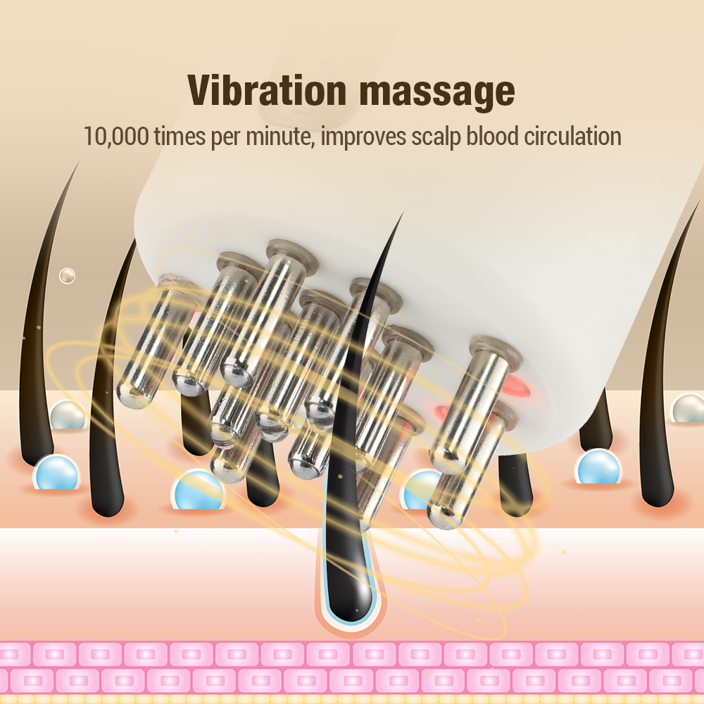 Electric Vibration Head Massag - Hair Care Essential Oil recension och pris