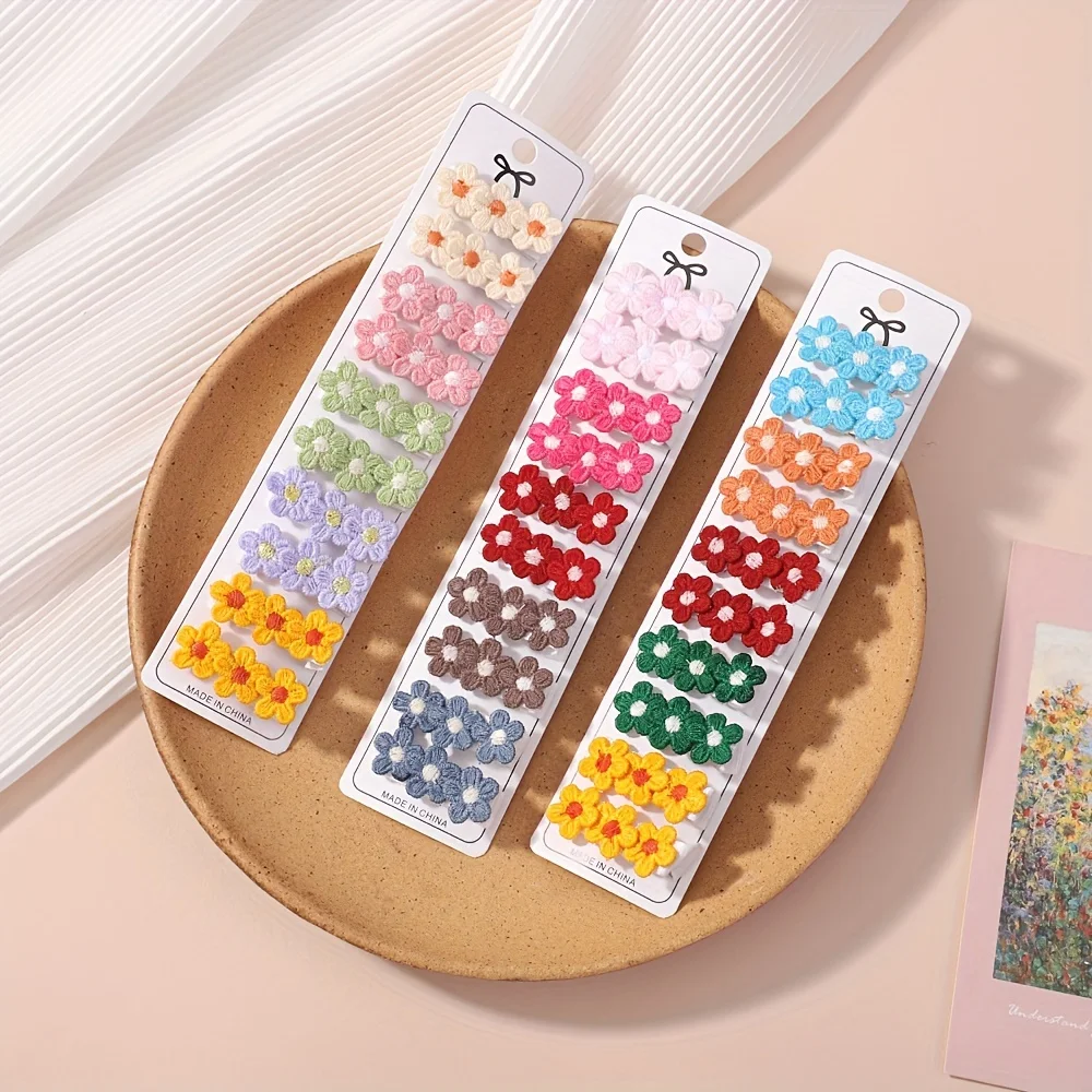 10Pcs/Set Baby Mini Flower Hai - Hair Care Gift Set recension och pris