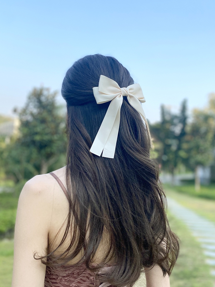 Korea Elegant Long Ribbon Bow  - Bobby Pin Bulk recension och pris