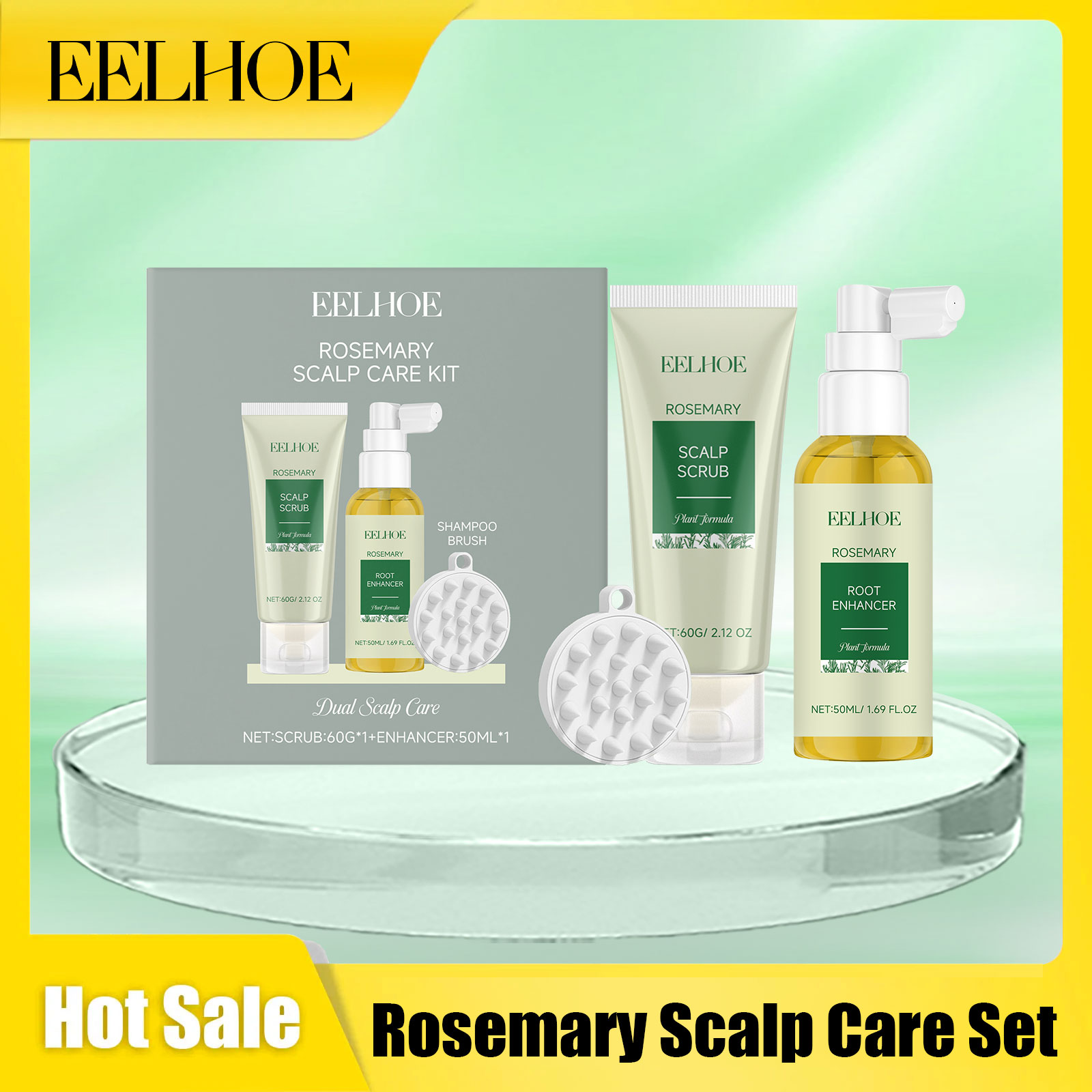 Eelhoe Rosemary Scalp Care Set - Hair Care Essential Oil recension och pris