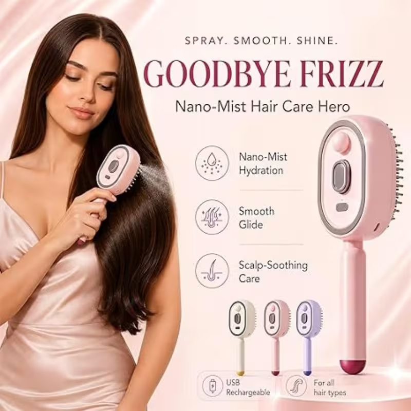 Electric Airbag Massage Comb w - Hair Care Essential Oil recension och pris