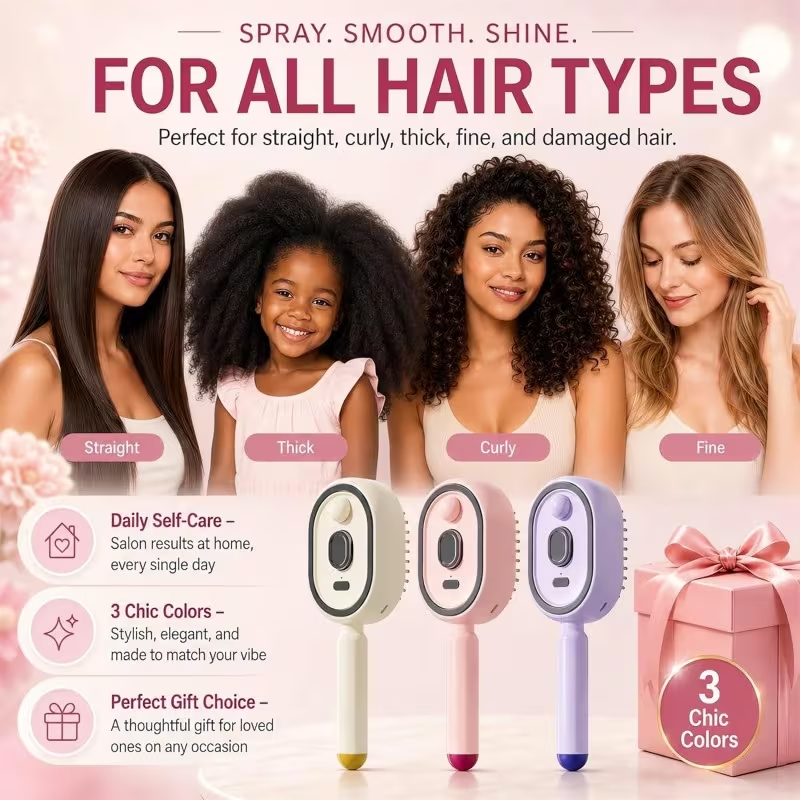 Electric Airbag Massage Comb w - Hair Care Essential Oil recension och pris