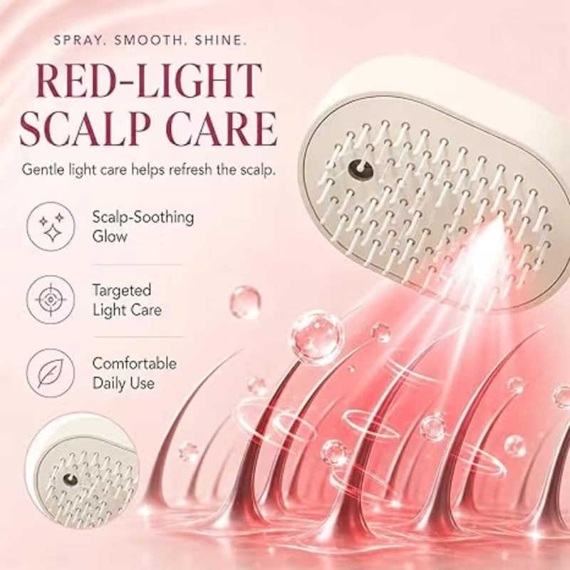 Electric Airbag Massage Comb w - Hair Care Essential Oil recension och pris