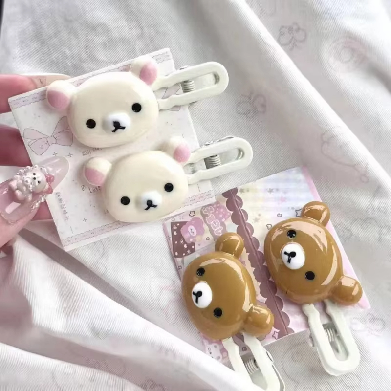 Cute Bear Hairpins Set Preppy  - Hair Care Gift Set recension och pris