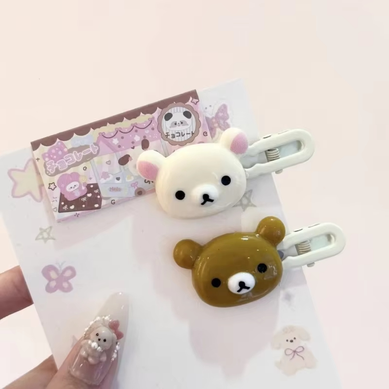 Cute Bear Hairpins Set Preppy  - Hair Care Gift Set recension och pris