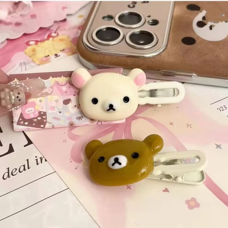 Cute Bear Hairpins Set Preppy  - Hair Care Gift Set recension och pris