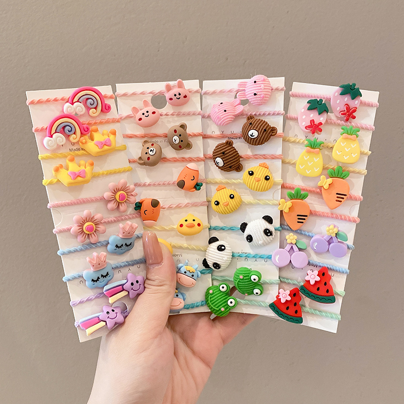 50 Pcs Girls Cartoon Fruit Ani - Hair Care Gift Set recension och pris