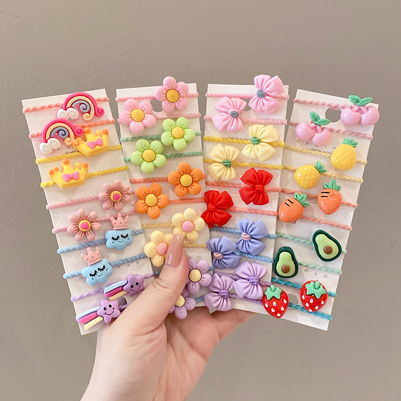 50 Pcs Girls Cartoon Fruit Ani - Hair Care Gift Set recension och pris