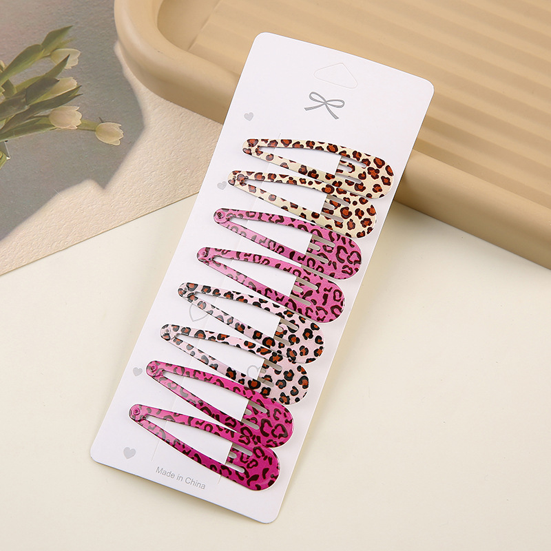 Simple Leopard Print Hairpins  - Hair Care Gift Set recension och pris