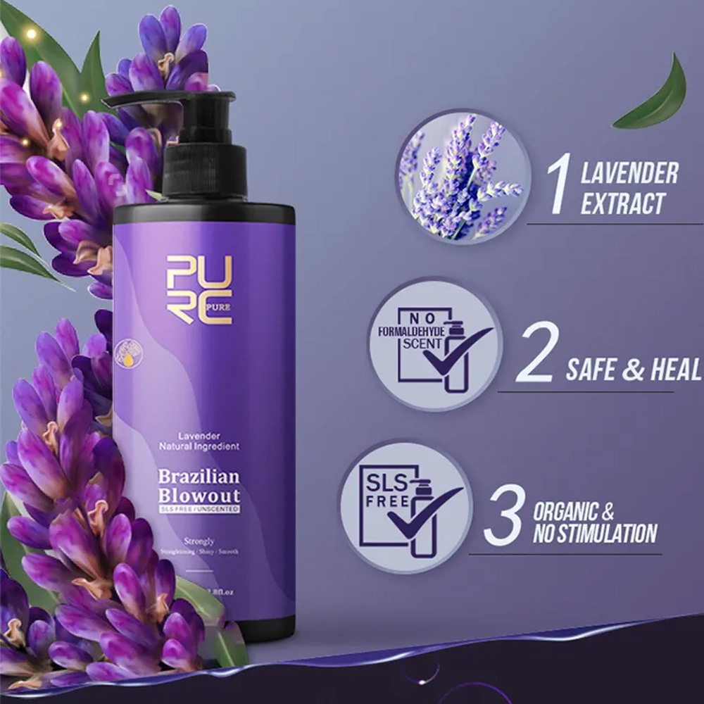 PURC Lavender 12% Brazilian Ke - Hair Care Korean recension och pris